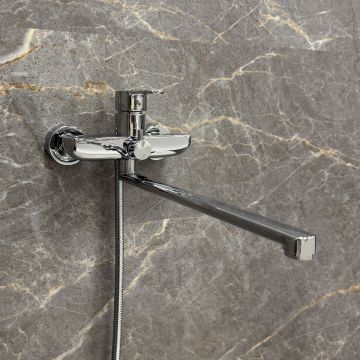 Смеситель для ванны Fixsen (Фиксен) Nordic FX-8801, хром