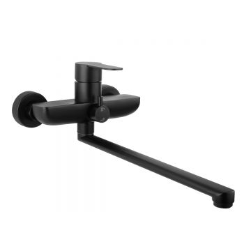 Смеситель для ванны Fixsen (Фиксен) Nordic FX-8801B, черный