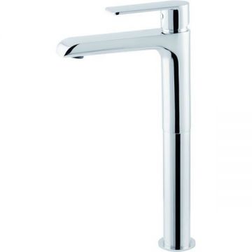 Смеситель для раковиныMariner (Маринер) Magica, высокий однорычажный без донного клапана, цвет черный матовый MAG0052-NO