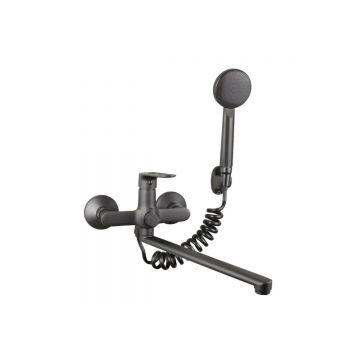 Смеситель для ванны Эверест (Everest) B22-15319 брезентово-серый