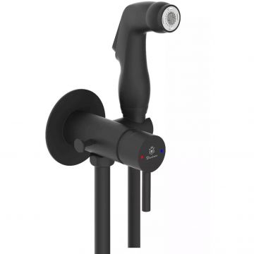 Смеситель для биде Diadonna (Диадона) D47-19017BL скрытого монтажа, черный