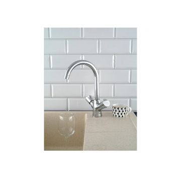 Смеситель для кухни Diadonna (Диадона) D80-750358 хром