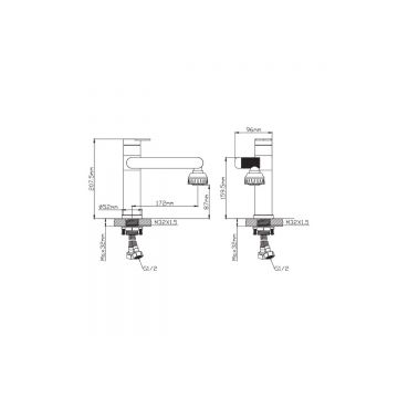 Смеситель для кухни Diadonna (Диадона) D49-19015S сатин
