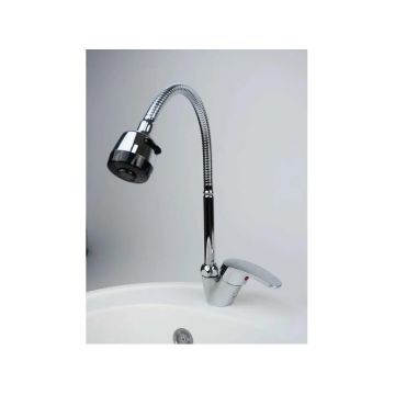 Смеситель для кухни с гибким изливом Cronwil (Кронвил) CB042-58M хром