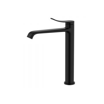 Смеситель для раковины высокий без донного клапана Azario (Азарио) Ability AZ-VQR168R31PA черный