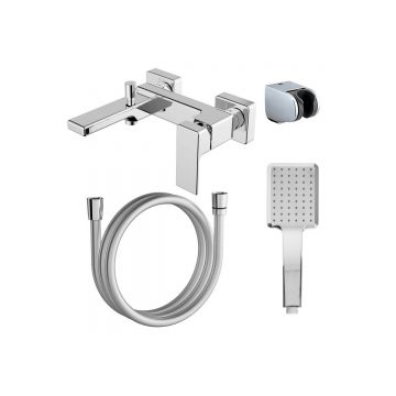 Смеситель для ванны и душа с полным душевым набором Azario (Азарио) Blake AZ-VBT238205C хром