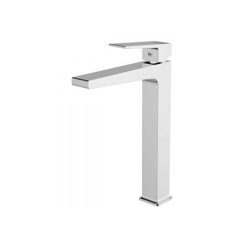 Смеситель для раковины высокий без донного клапана Azario (Азарио) Eddie AZ-VBH168U07C хром