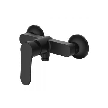 Смеситель для душа с полным душевым набором Azario (Азарио) Elvis AZ-WWK338155PA черный