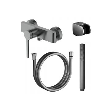 Смеситель для душа с полным душевым набором Azario (Азарио) Vincente AZ-VRZ338326AJ графит