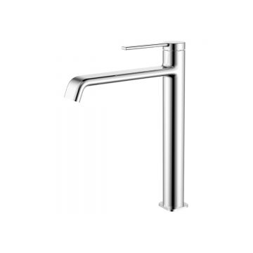 Смеситель для раковины высокий без донного клапана Azario (Азарио) Vincente AZ-VPV168R26C хром