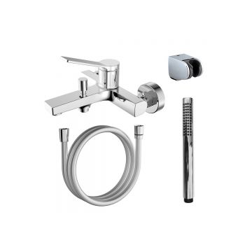 Смеситель для ванны и душа с полным душевым набором Azario (Азарио) Vise AZ-VSA238330C хром