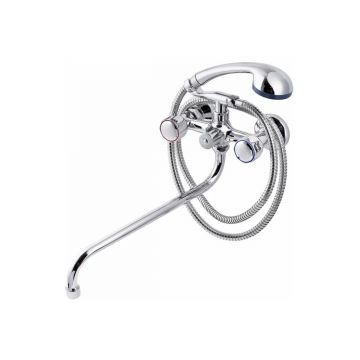 Смеситель для ванны с душем Fauzt (Фауцт) FZs-511-63 тип См-ВУДРНШлА, хром