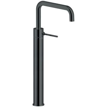 Смеситель для раковины Nobili (Нобили) Velis, без донного клапана 392, глянцевый черный VE125128/3FLP