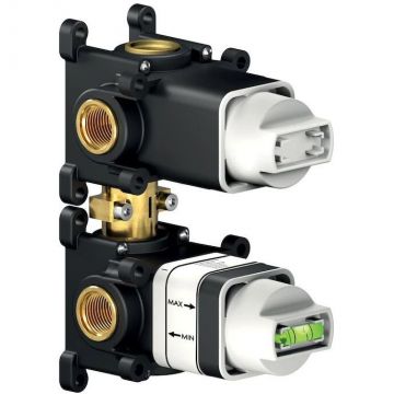 Смеситель для душа Nobili (Нобили) Rubinetterie скрытая часть, черный WE81103