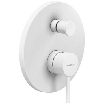 Смеситель для ванны Nobili (Нобили) Live (внешняя часть) матовый белый LV00100/EWM