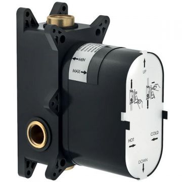 Смеситель для ванны Nobili (Нобили) Rubinetterie (скрытая часть) , черный WE81100