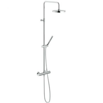 Душевая система Nobili (Нобили) Velis термостатическая, верхний душ 20 см, хром VE125030/50CR