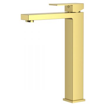 Смеситель для раковины DK (ДК) Bayern.Liszt DA1512007 высокий, матовое золото