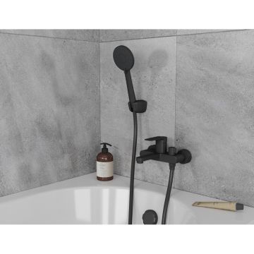 Смеситель для ванны с душем DK (ДК) Bayern.Frth DA1523205 черный