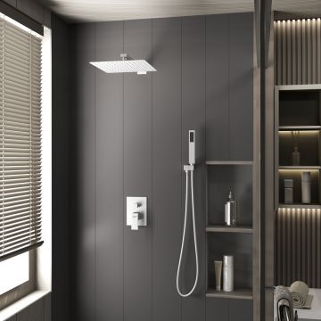 Душевая система для душа DK (ДК) Bayern.Liszt DA1515708A04 встраиваемая, матовый белый