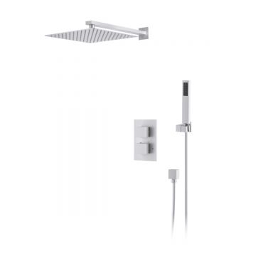 Душевая система для душа DK (ДК) Bayern.Liszt DA2515708A04 встраиваемая термостатический, матовый белый