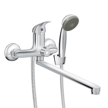 Смеситель для ванны Славен (Slaven) Прораб универсальный (СЛ-ОД-П34) хром