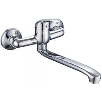 Смеситель для кухни ПСМ-Профсан (Profan) Комплектация настенный тип См-МОРНА, См-УмОРНА (PSM-104-10) хром