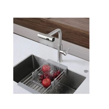 Смеситель для кухни ПСМ-Профсан (Profan) STEEL с выдвижной лейкой (PSM-300-96 ) нержавеющая сталь