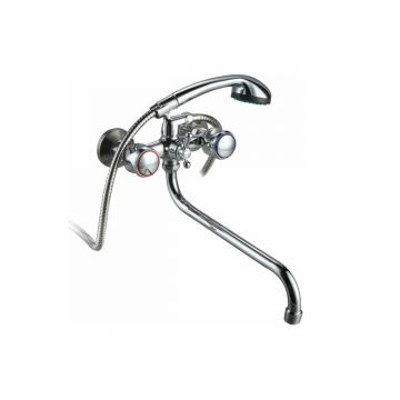 Смеситель для ванны с душем Tsarberg (Царьберг) (TSB-111-34) тип См-ВУДРНШлА хром