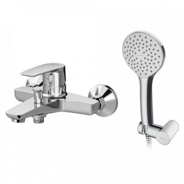 Смеситель Am.Pm (Ам.Пм) для ванны и душа с душевым набором Gem F90A15000 хром