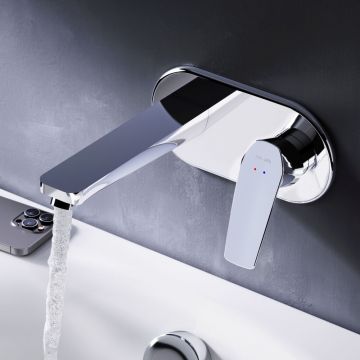 Смеситель Am.Pm (Ам.Пм) для раковины, монтируемый в стену Gem F90A72200 хром