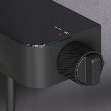 Душевая система Am.Pm (Ам.Пм) Func смеситель-полка, душ.штанга, верхний квадратный душ, ручной душ, F078F322