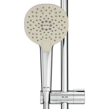 Душевой комплект Am.Pm (Ам.Пм) Spirit V2.0, хром, ручной душ d 120 мм, штанга 900, шланг 1750 мм, F0170A000