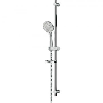 Душевой комплект Am.Pm (Ам.Пм) Spirit ручной душ 5 функций d 115 мм, штанга 900 мм, шланг 1750 мм, хром, F0170064