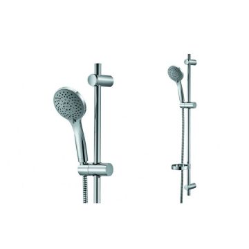 Душевой комплект Am.Pm (Ам.Пм) Spirit ручной душ 5 функций d 115 мм, штанга 900 мм, шланг 1750 мм, хром, F0170064