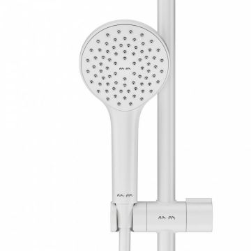 Набор для ванной Am.Pm (Ам.Пм) X-Joy пластик, верхний душ 220 мм, ручной душ 110 мм, белый, F43885A14