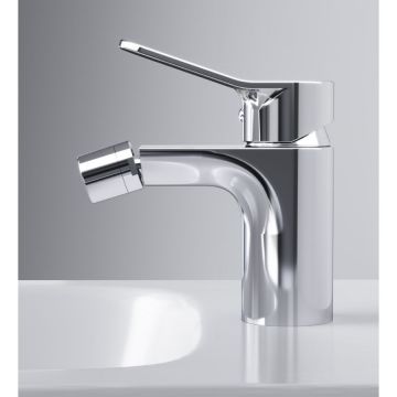 Смеситель для биде Am.Pm (Ам.Пм) X-Joy хром, излив 100 мм, душевой комплект F85A83100