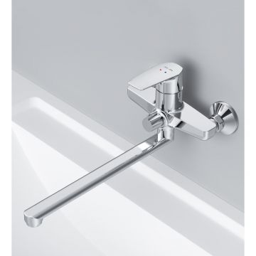 Смеситель для ванны и душа Am.Pm (Ам.Пм) Gem излив 320 мм, хром, F90A90000