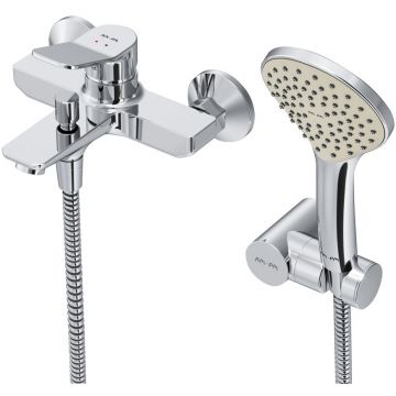 Смеситель для ванны и душа Am.Pm (Ам.Пм) X-Joy хром, душевой набор, F85A15000