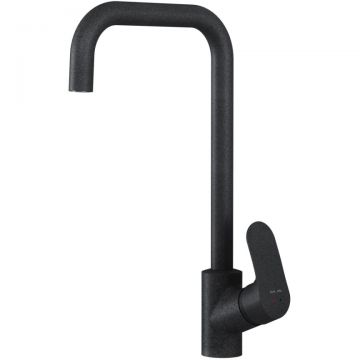 Смеситель для кухни Am.Pm (Ам.Пм) Like G-образный излив, черный, F8006022