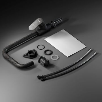 Смеситель для кухни Am.Pm (Ам.Пм) Like G-образный излив, черный, F8006022