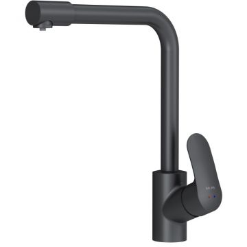 Смеситель для кухни Am.Pm (Ам.Пм) Like L-излив, черный матовый, F8005722