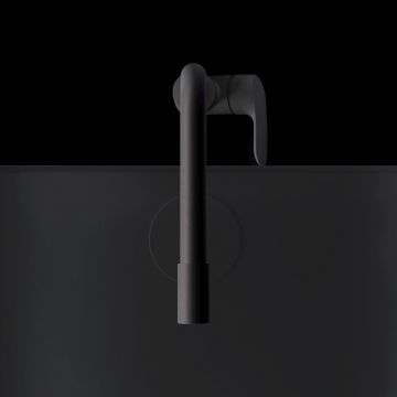 Смеситель для кухни Am.Pm (Ам.Пм) Like L-излив, черный матовый, F8005722