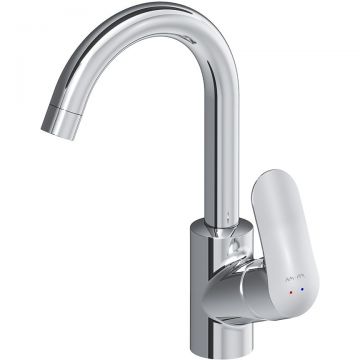 Смеситель для умывальника Am.Pm (Ам.Пм) Like хром, поворотный излив, 1 шт, F8002700