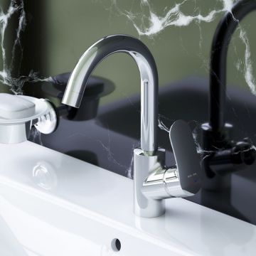 Смеситель для умывальника Am.Pm (Ам.Пм) Like хром, поворотный излив, 1 шт, F8002700