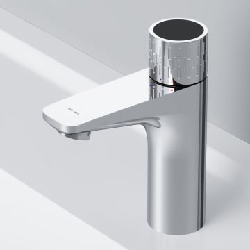 Смеситель для умывальника Am.Pm (Ам.Пм) Gem хром, индикация температуры, F90A02400