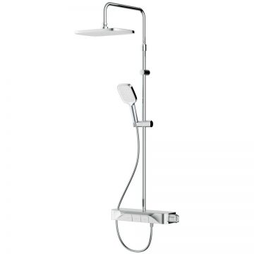 Душевая система Am.Pm (Ам.Пм) со смесителем-полкой и термостатом Func F078F200 хром