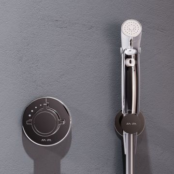 Гигиенический набор Am.Pm (Ам.Пм) X-Joy с встроенным смесителем, хром, F0H85A400