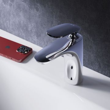 Смеситель Am.Pm (Ам.Пм) для раковины с донным клапаном Sensation F3082164 хром