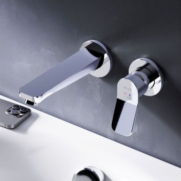 Смеситель Am.Pm (Ам.Пм) для раковины, монтируемый в стену X-Joy F85A72600 хром